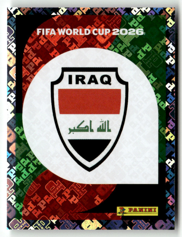 Panini FIFA World Cup USA 2026 IRQ-1 PAR-20 Unused Sticker Choose 3/4