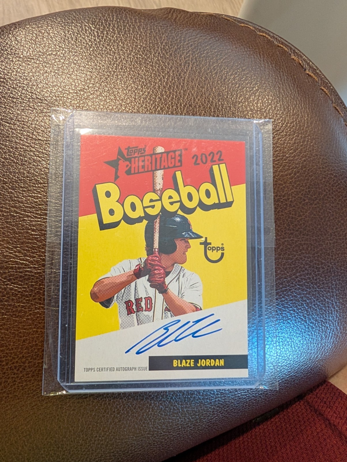 BLAZE JORDAN HERITAGE MINOR AUTO 25/50 PACK COVERS CARDINALS