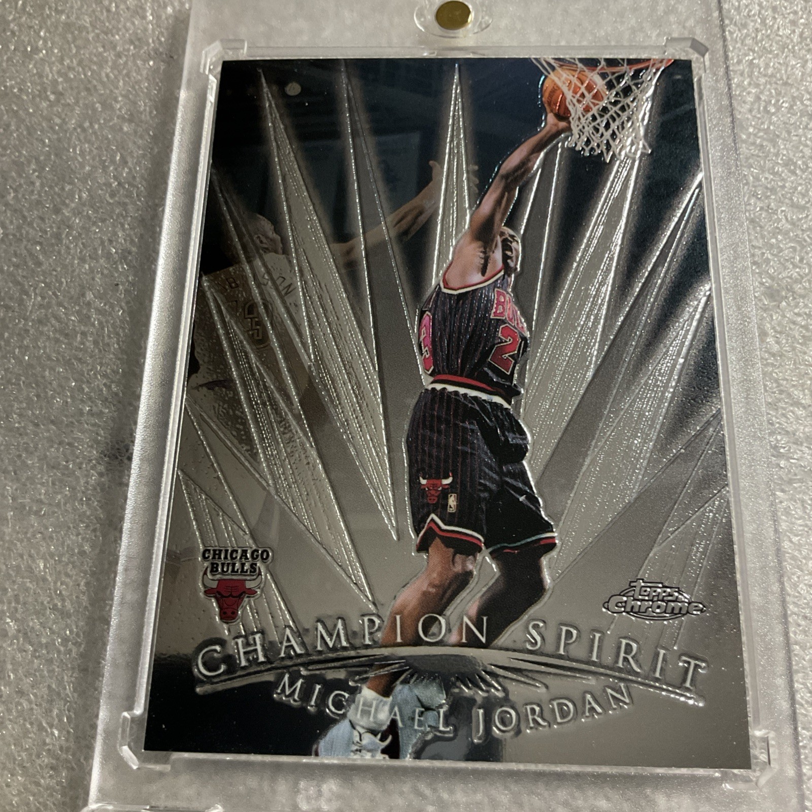 👀📈🐐1998-99 Topps Chrome – Champion Spirit Michael Jordan #CS1