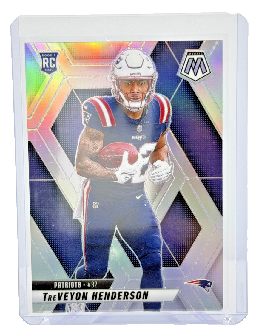2025 Panini Mosaic – Rookies TreVeyon Henderson #325 Silver Prizm (RC)