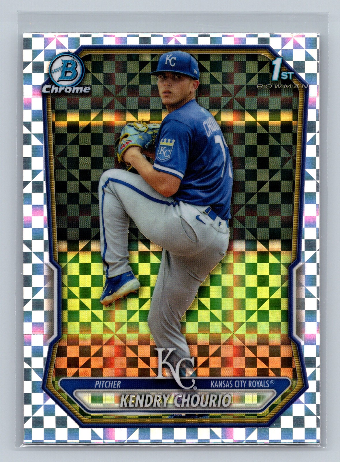 2026 Bowman #BCP-7 Kendry Chourio Chrome Prospects X-Fractor