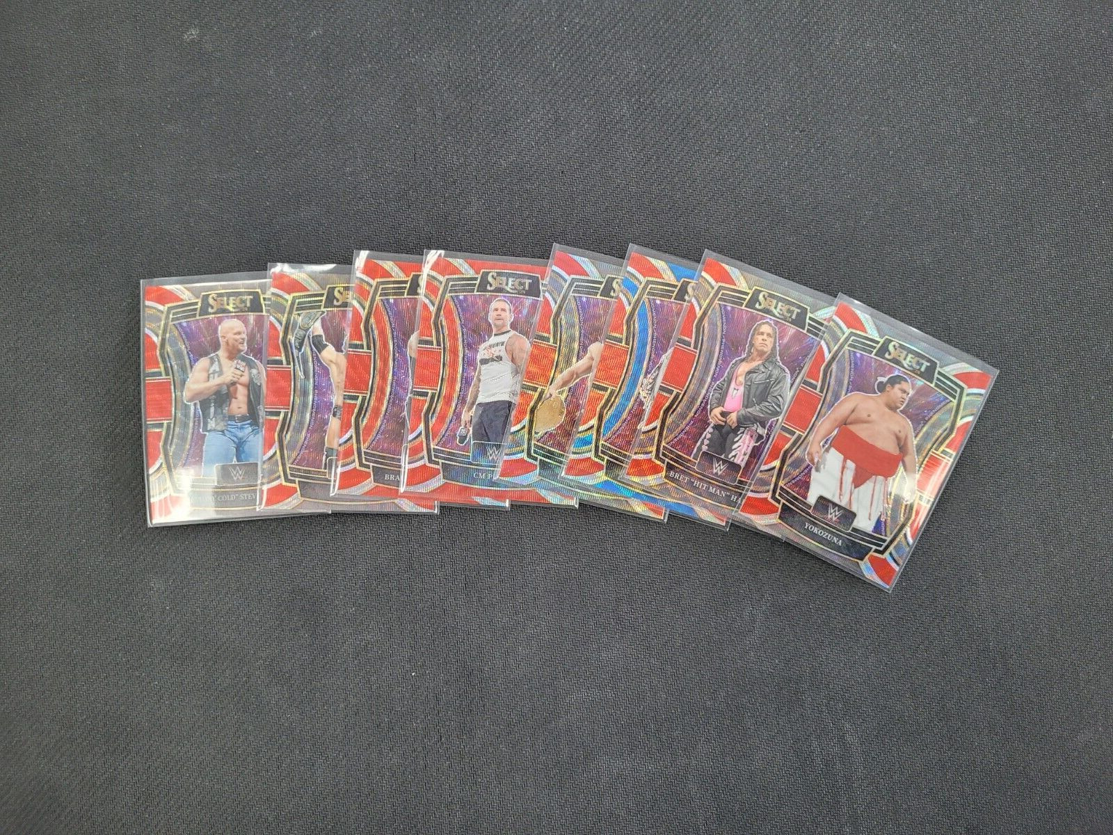 2024 Panini Select WWE Red Wave Prizm /149 Phenomenon #1-30 Pick Your Card