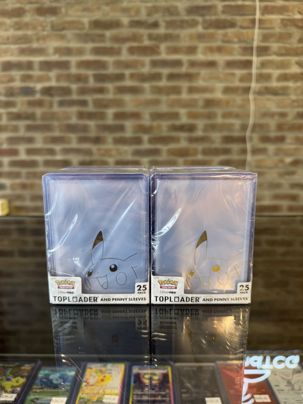 Ultra PRO Pikachu Foil Toploaders and Penny Sleeves 3″ x 4″ Combo Pack (25ct)