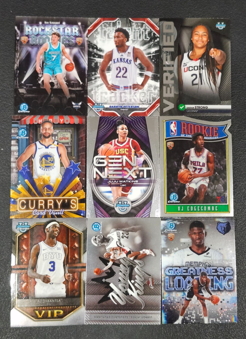 2025-26 Bowman Basketball Chrome INSERTS You Pick – 2 Card Minimum