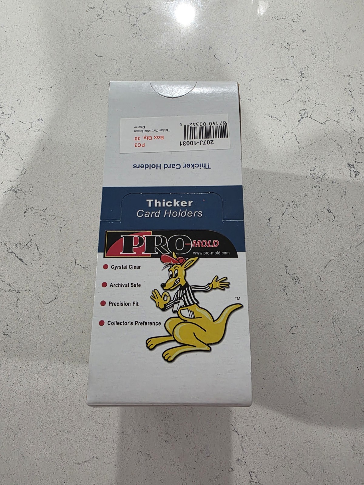 (Box of 30) Pro-Mold Thick Card Mini Snap Tite Holders 70pt For Thicker Cards