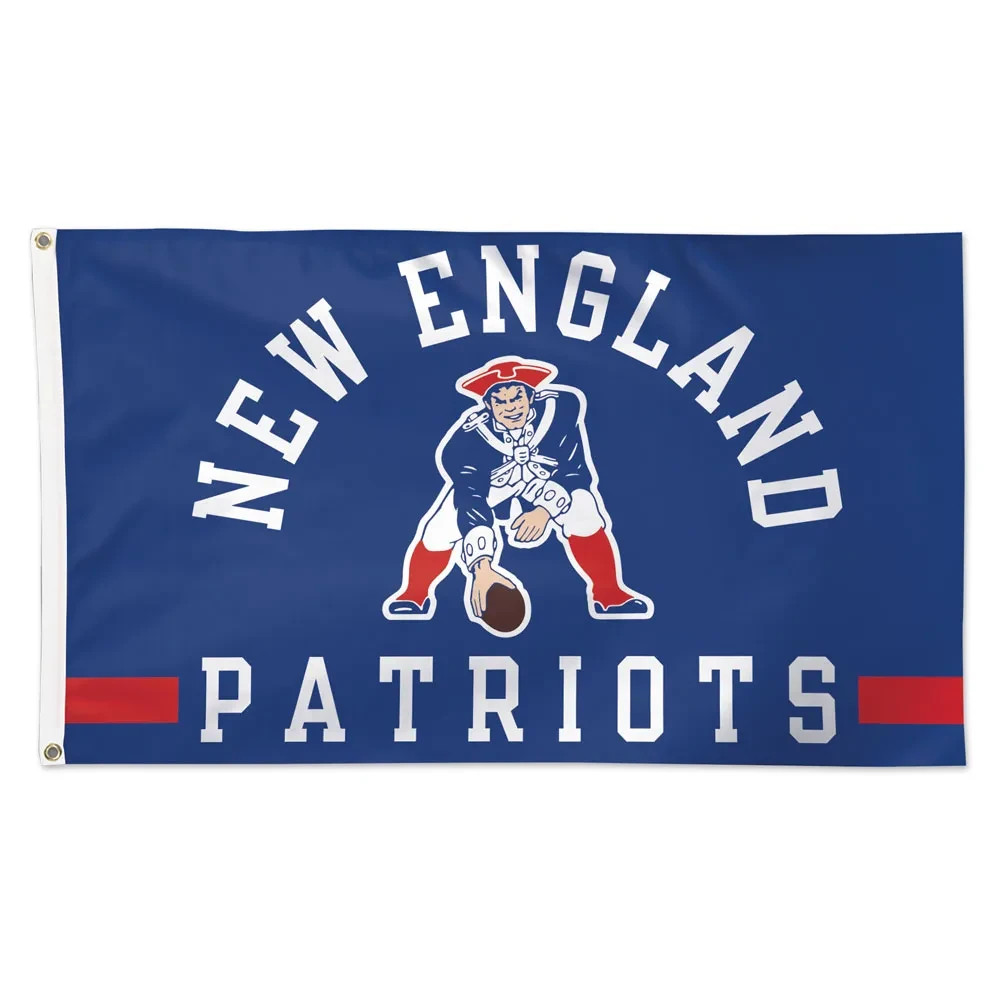 New England Patriots Football 3×5 ft Classic Logo Retro Flag – Ideal NFL Banner