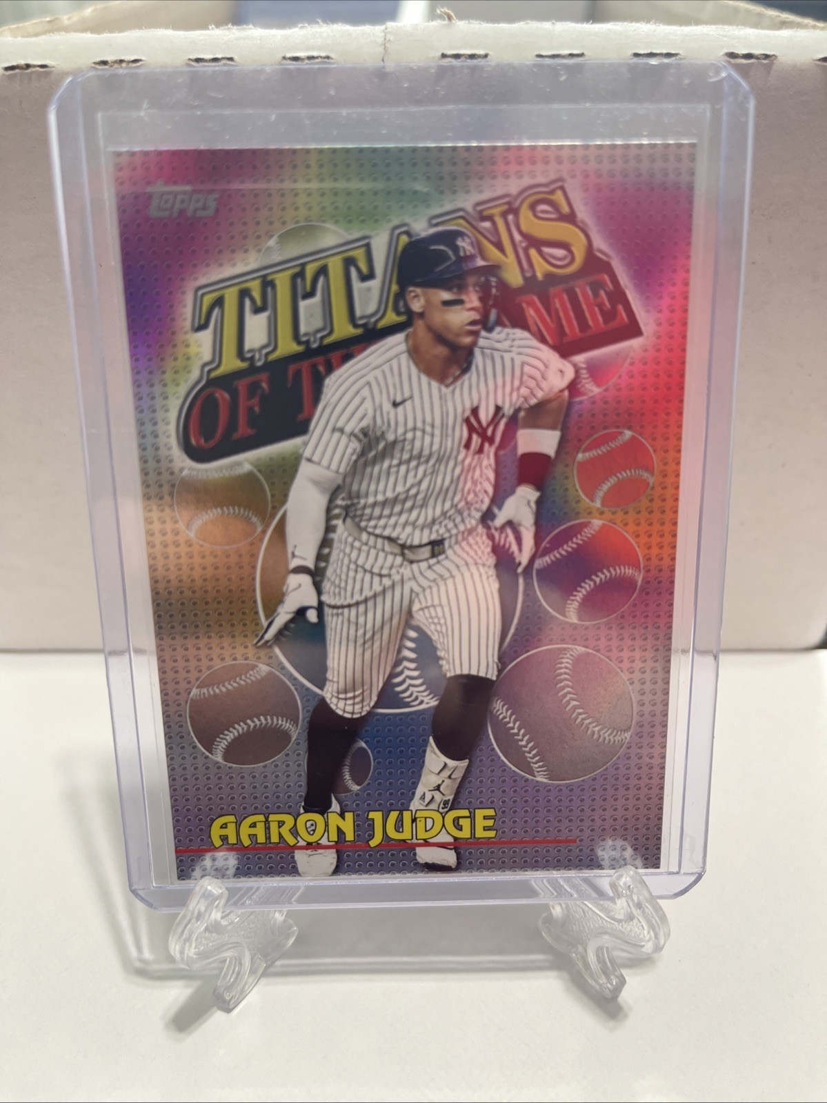 2026 Topps Series One Titans Of The Game TOG-3 Aaron Judge New York Yankees