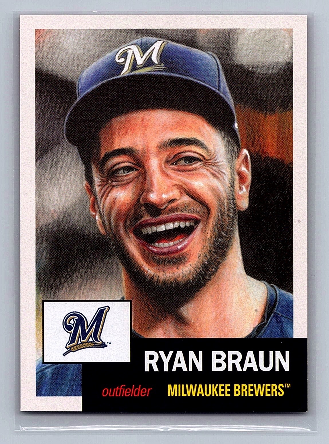 RYAN BRAUN !!! 2019 Topps Living Set – Ryan Braun #165 BREWERS
