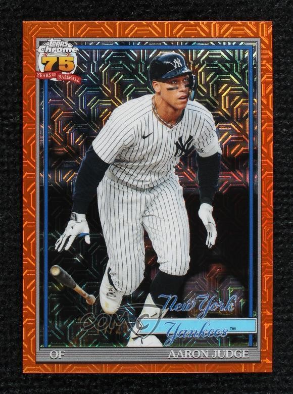 2026 Topps Series 1 Orange Refractor 17/25 Aaron Judge #91C-82 16rf