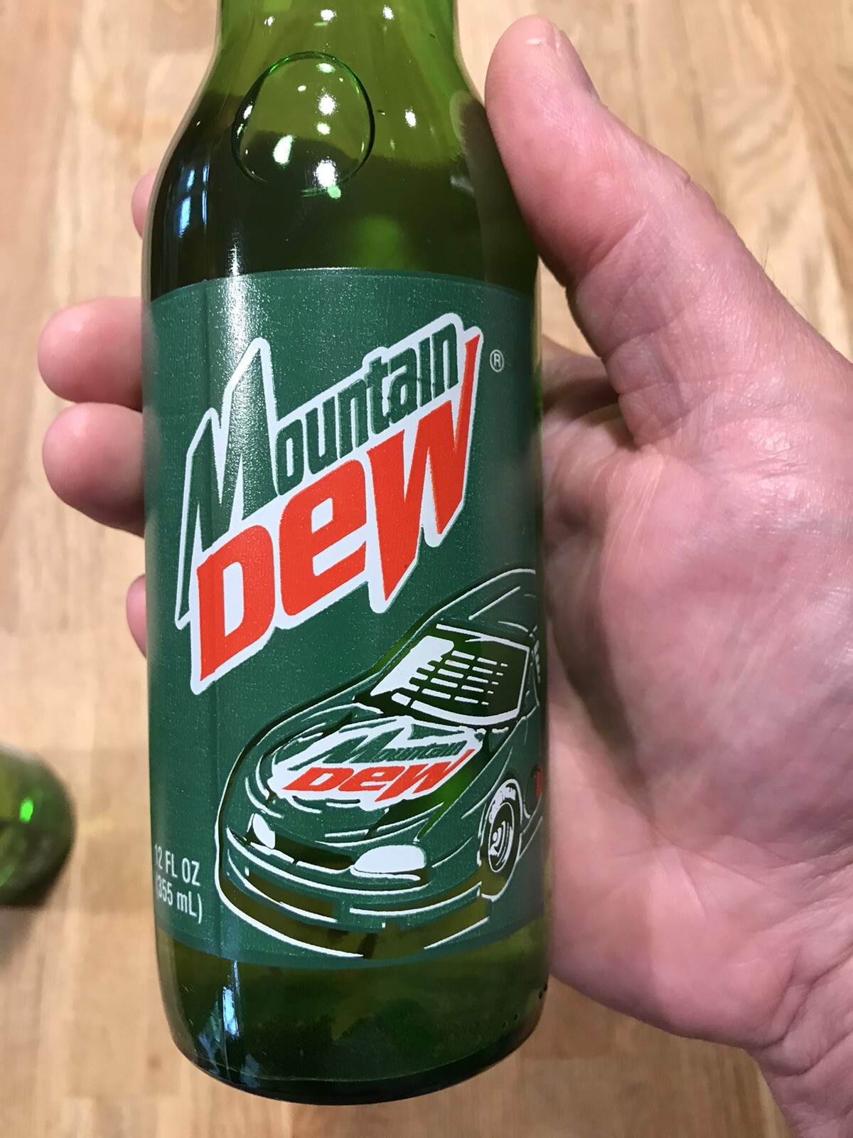 2 Bottle Set Mountain Dew Racing Team Dew Crew Full 12oz NASCAR Bottles