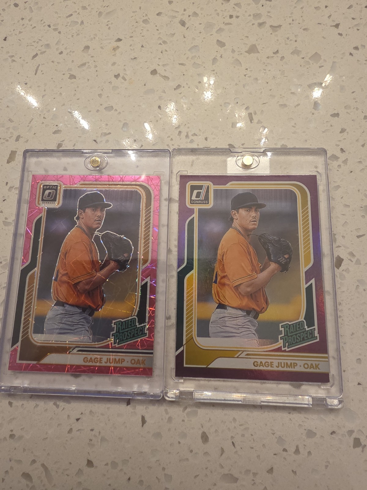 2026 Panini Donruss Rated Prospect Gage Jump Pink 13/79 Purple 37/99