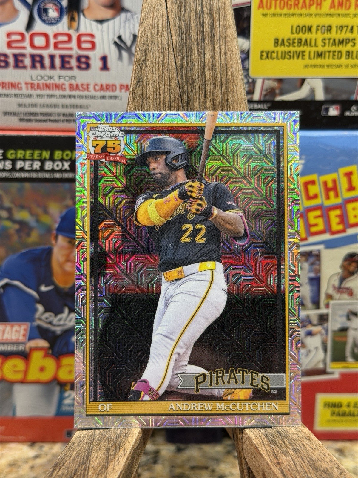 2026 Topps Series 1 Andrew McCutchen #91C-31 1991 Silver Pack Mojo Pirates