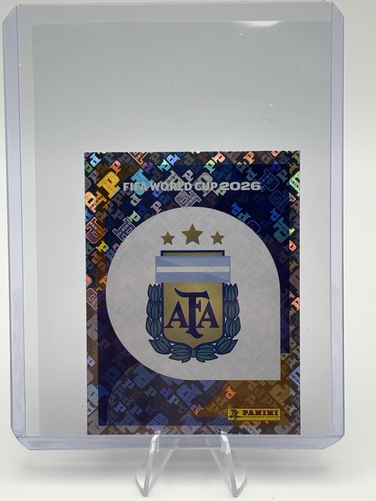 2026 Panini FIFA World Cup Soccer Sticker #ARG 1 AFA Logo Hologram🔥🔥