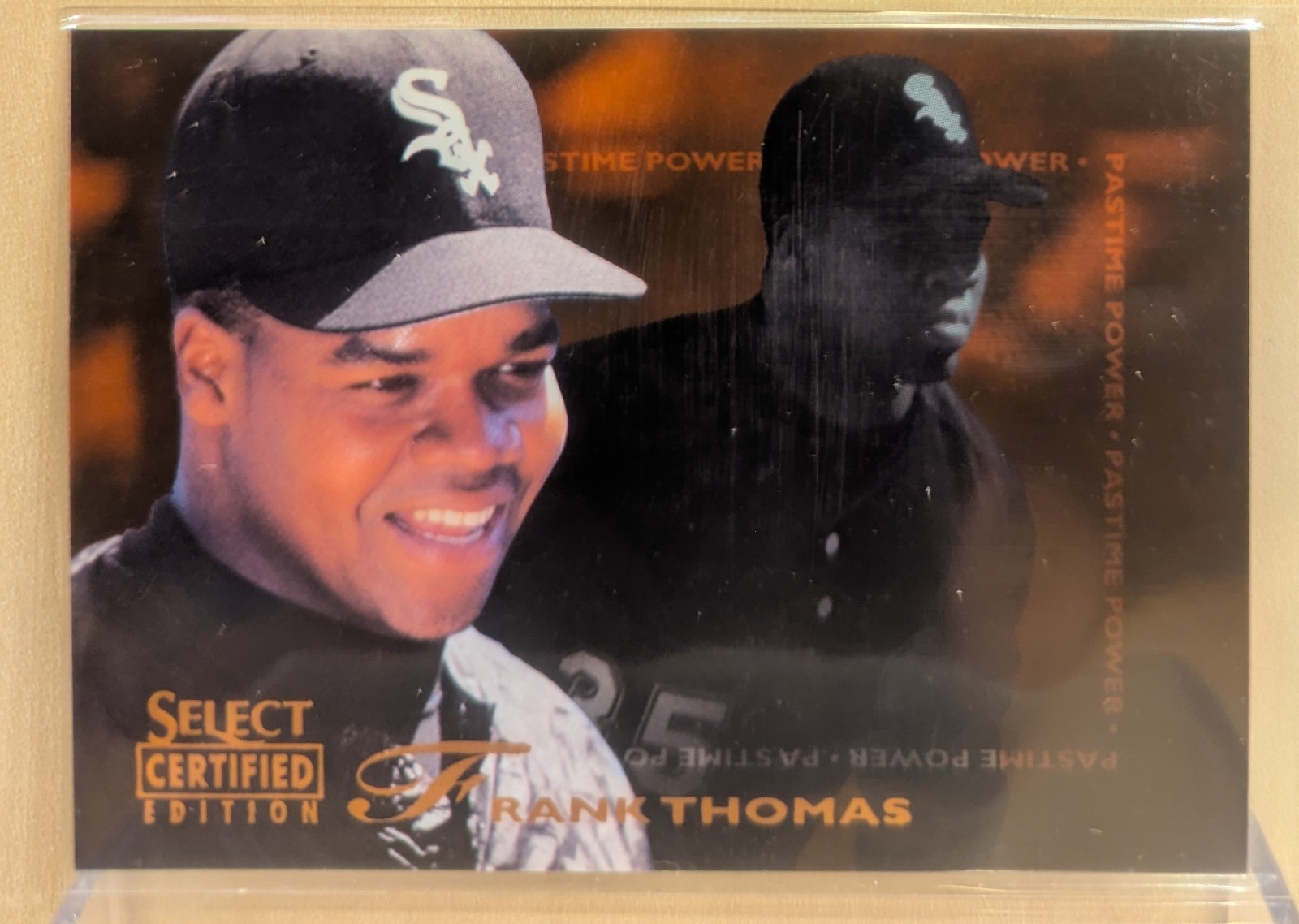 1996 Select CERTIFIED EDITION RED #135 Frank Thomas HOF RARE PARALLEL /1800