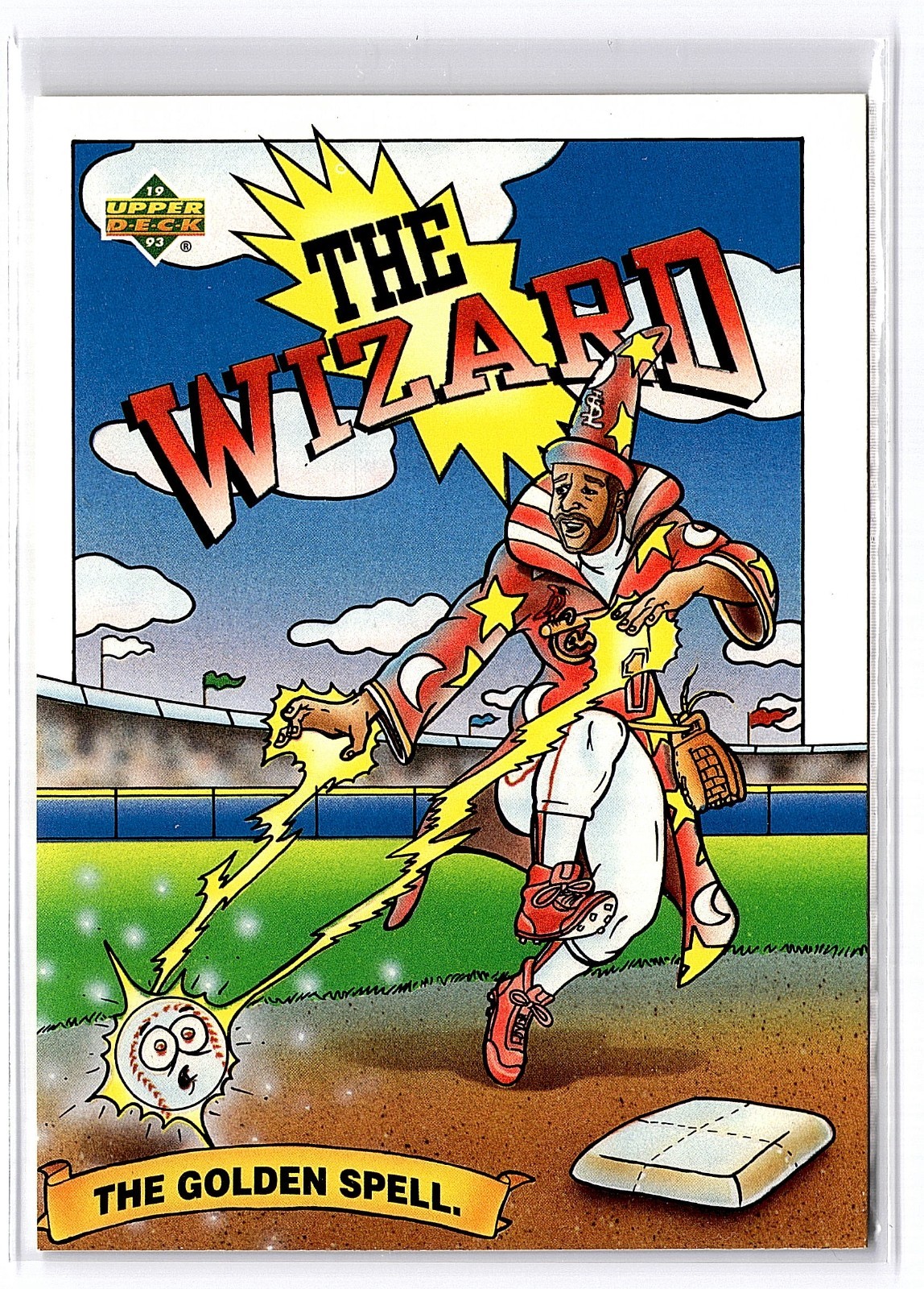 1993 Upper Deck Fun Pack – Nicknames Ozzie Smith #35 St. Louis Cardinals