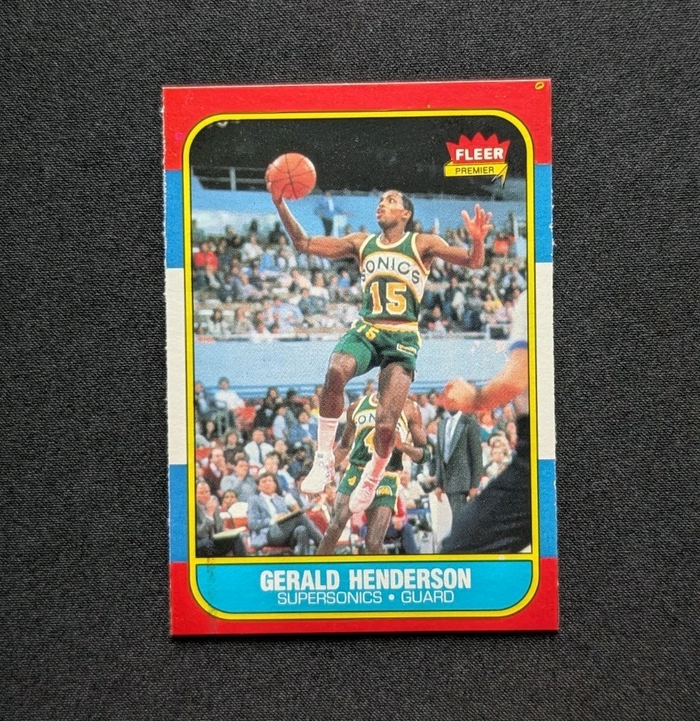1986-87 Fleer Set-Break # 45 Gerald Henderson
