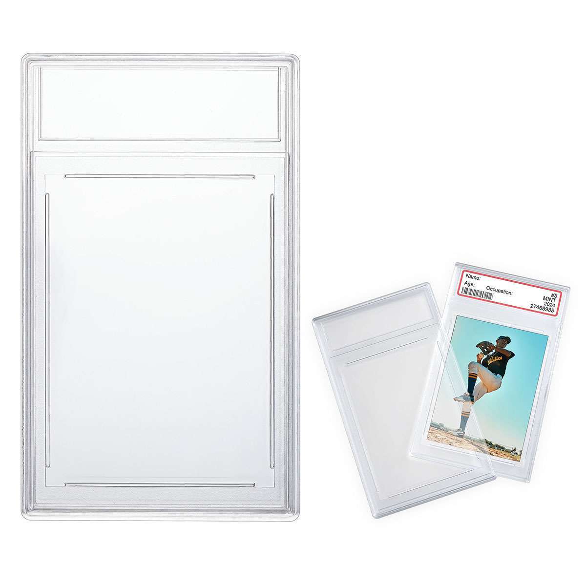 5-50Pcs Empty Graded Card Holder 35PT Slab for Trading Sport Card Protector Case