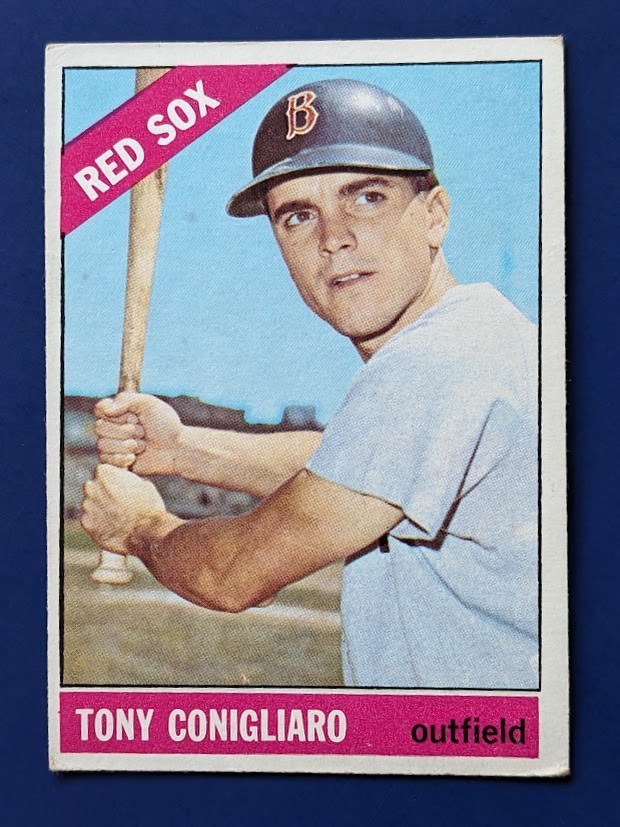 1966 Topps – Tony Conigliaro #380 – Boston Red Sox VGEX