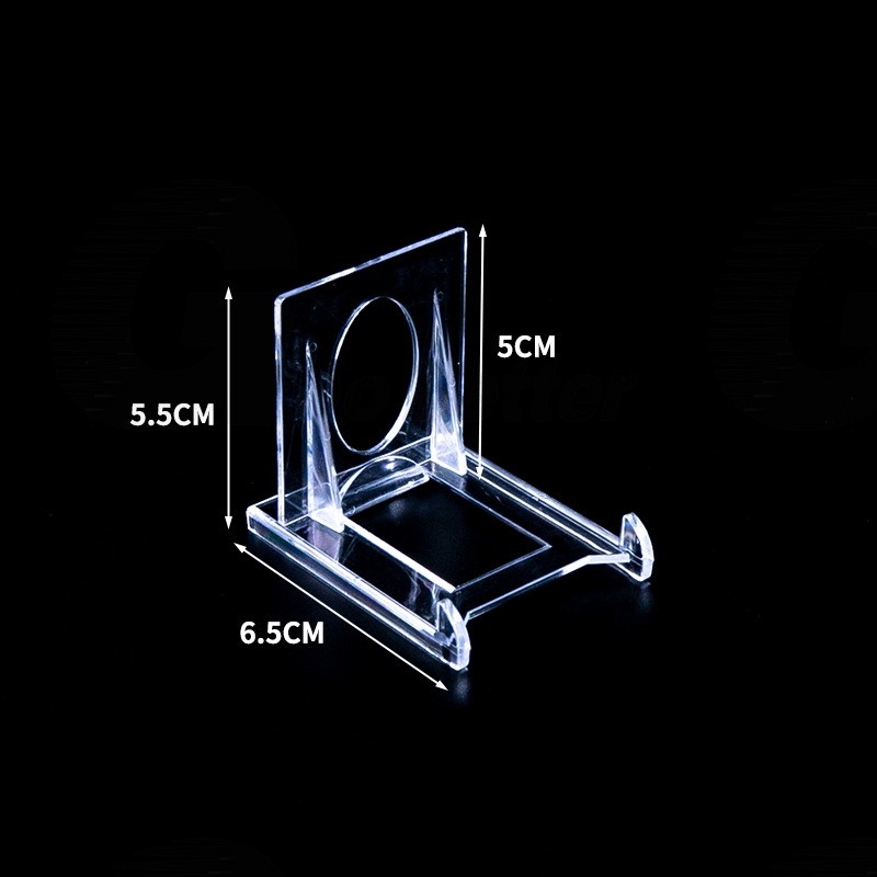 5Pcs Adjustable Clear Display Stand Easels for Cards Display Sports Cards Stand
