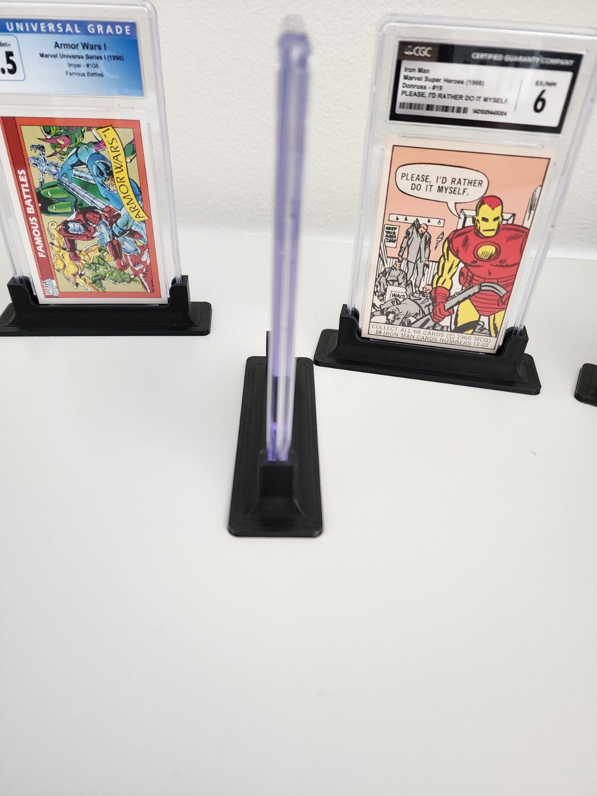 5 Pack PSA Graded Card Stand, Display Slabs For Pokémon, Sports, Comic Cards