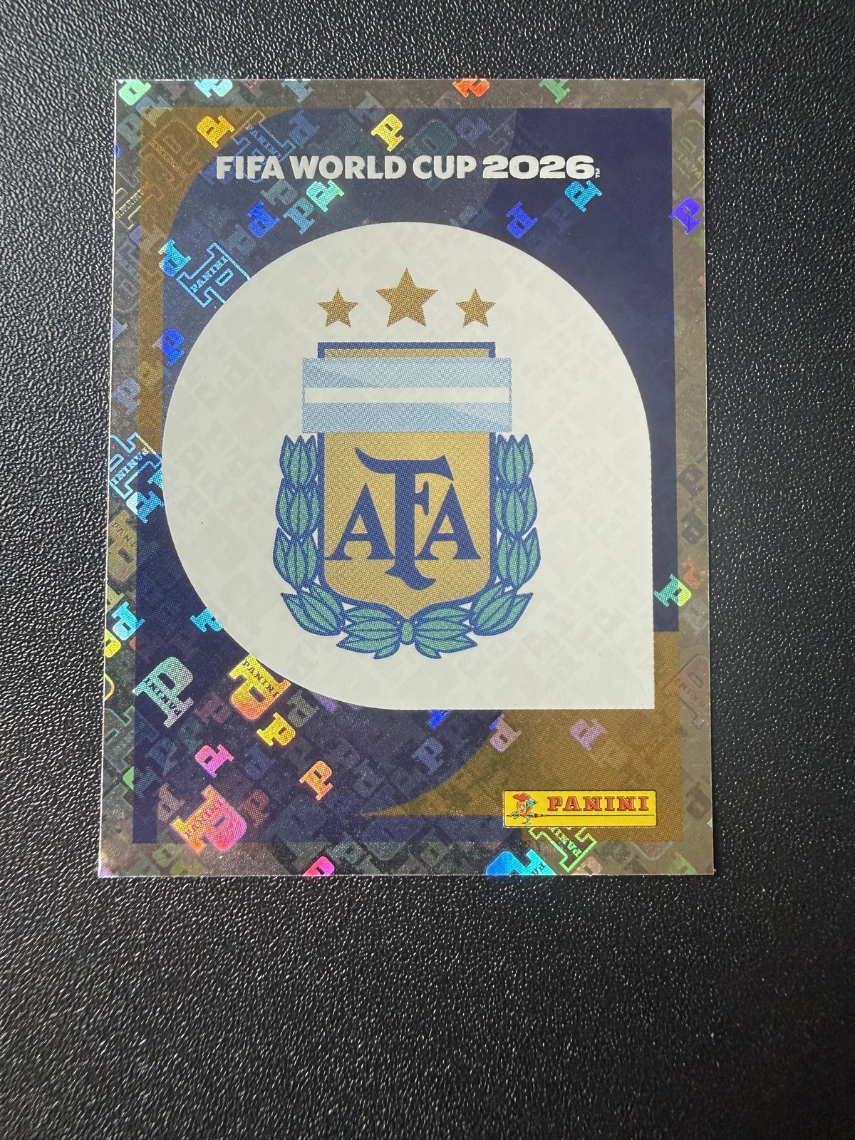 2026 Panini FIFA World Cup Stickers #ARG1 Emblem FOIL