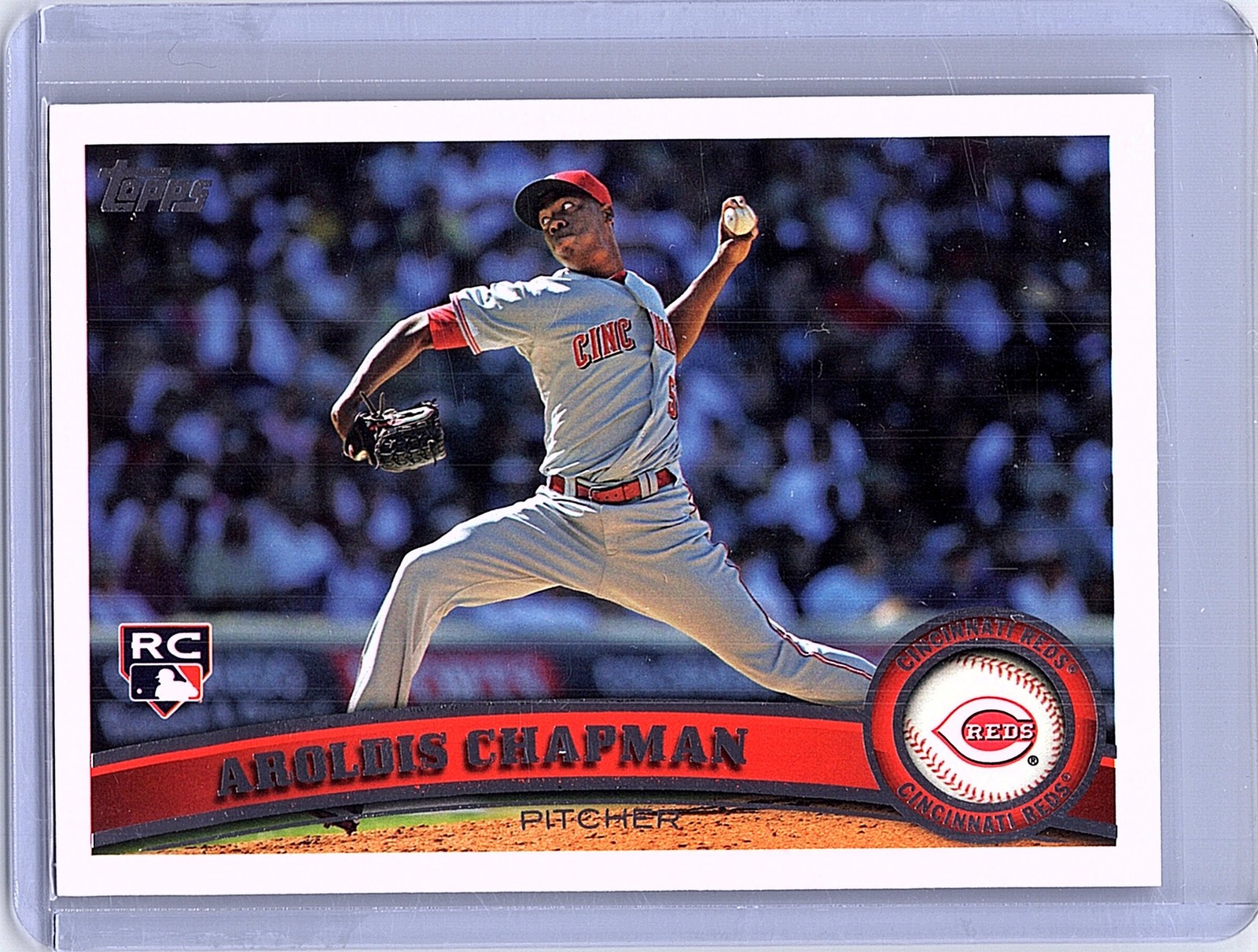 2011 Topps #110b Aroldis Chapman : Sparkle