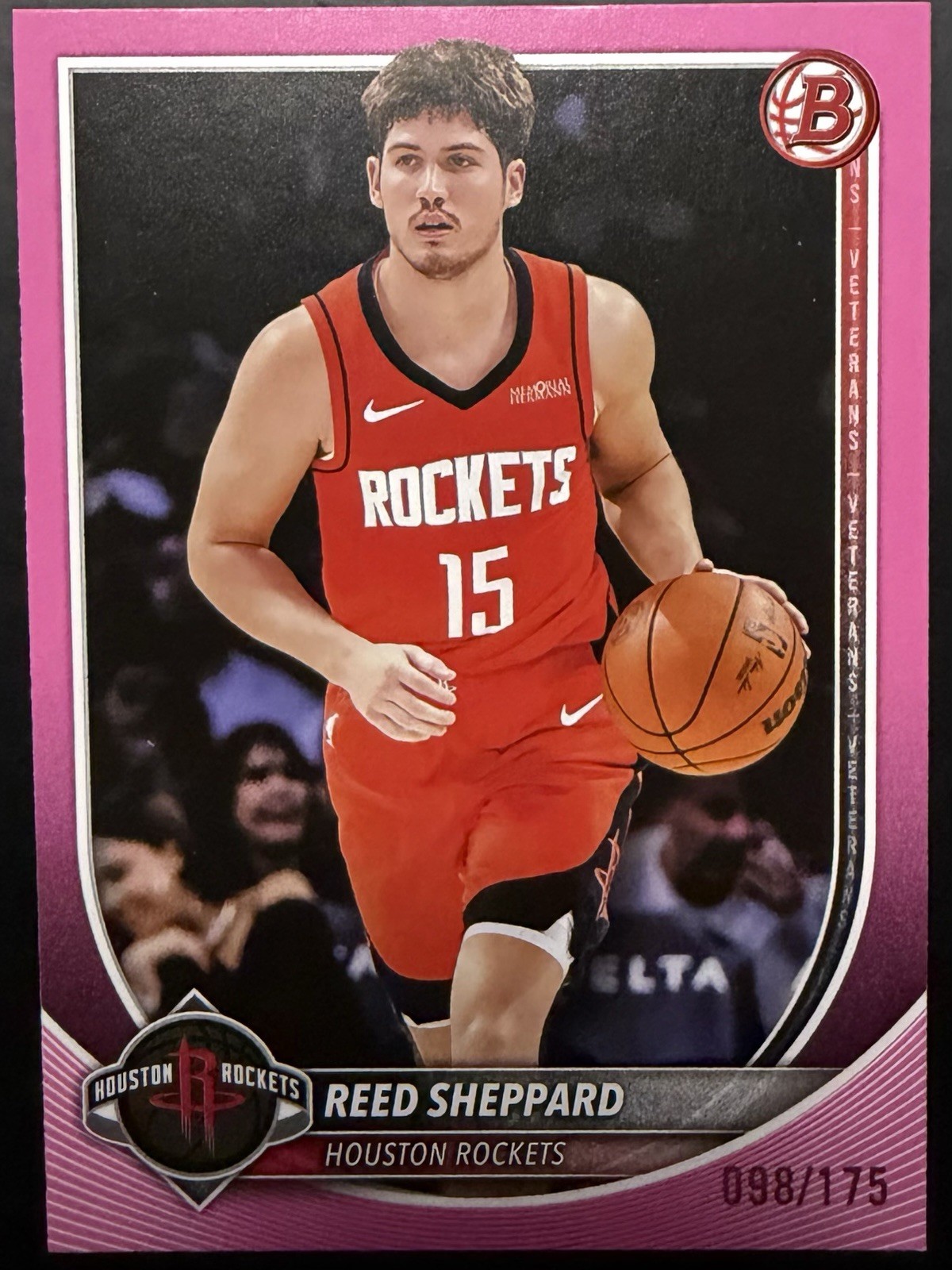 2025-26 Topps Bowman Reed Sheppard Houston Rockets 98/175