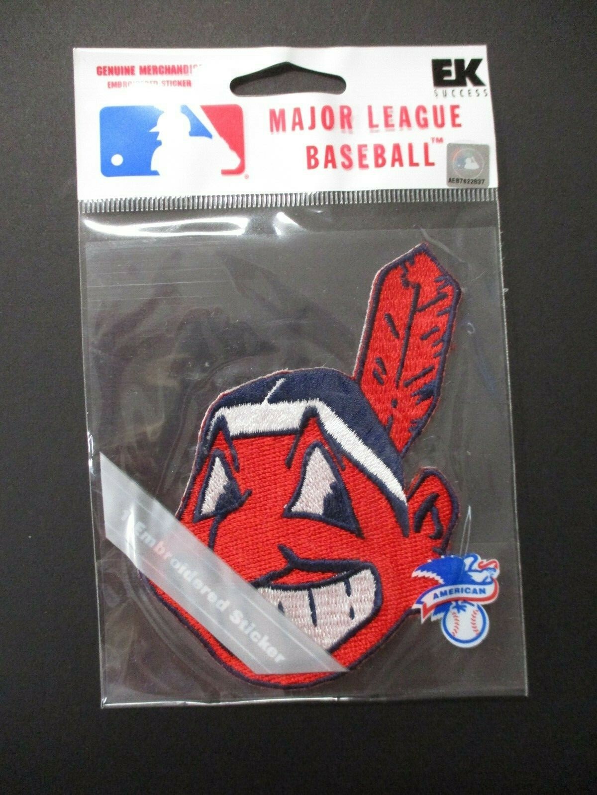 Cleveland Indians Chief Wahoo patch size 3 x 4 inches New in Bag EK Success