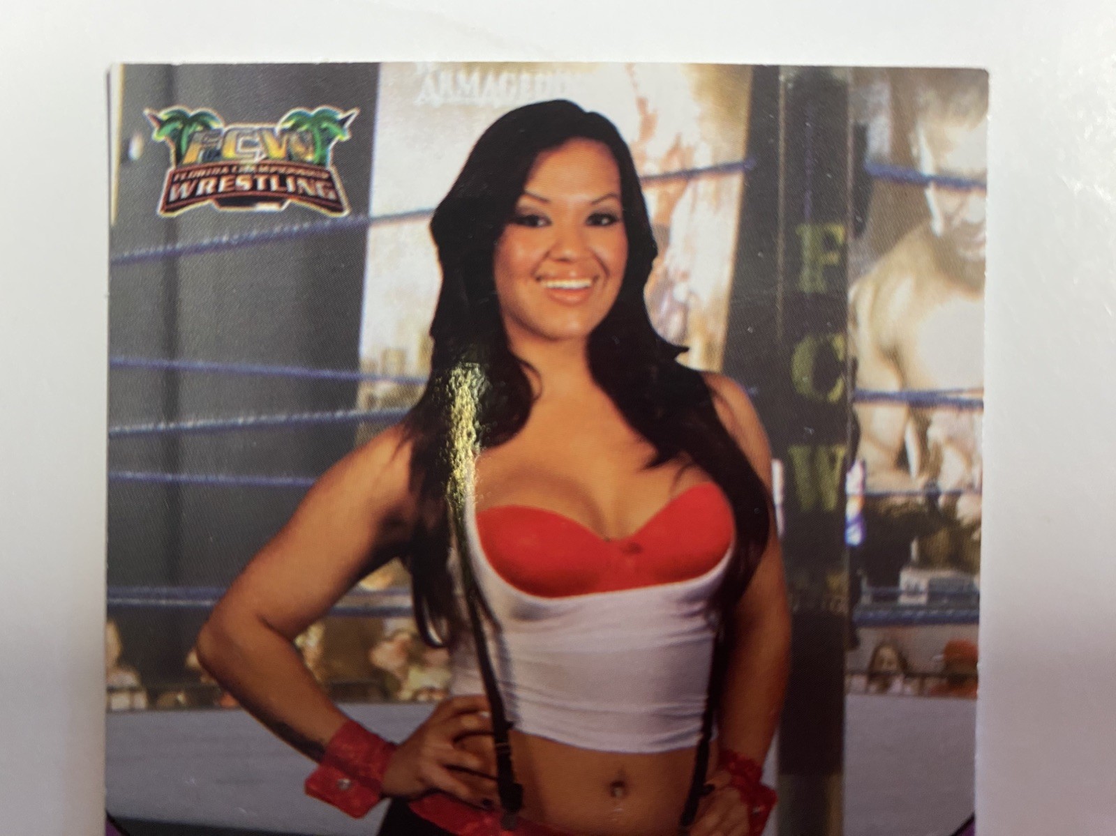 RAQUEL DIAZ (SHAUL GUERRERO) & AKSANA & CAYLEE TURNER : 2011 FCW Cards = WWE