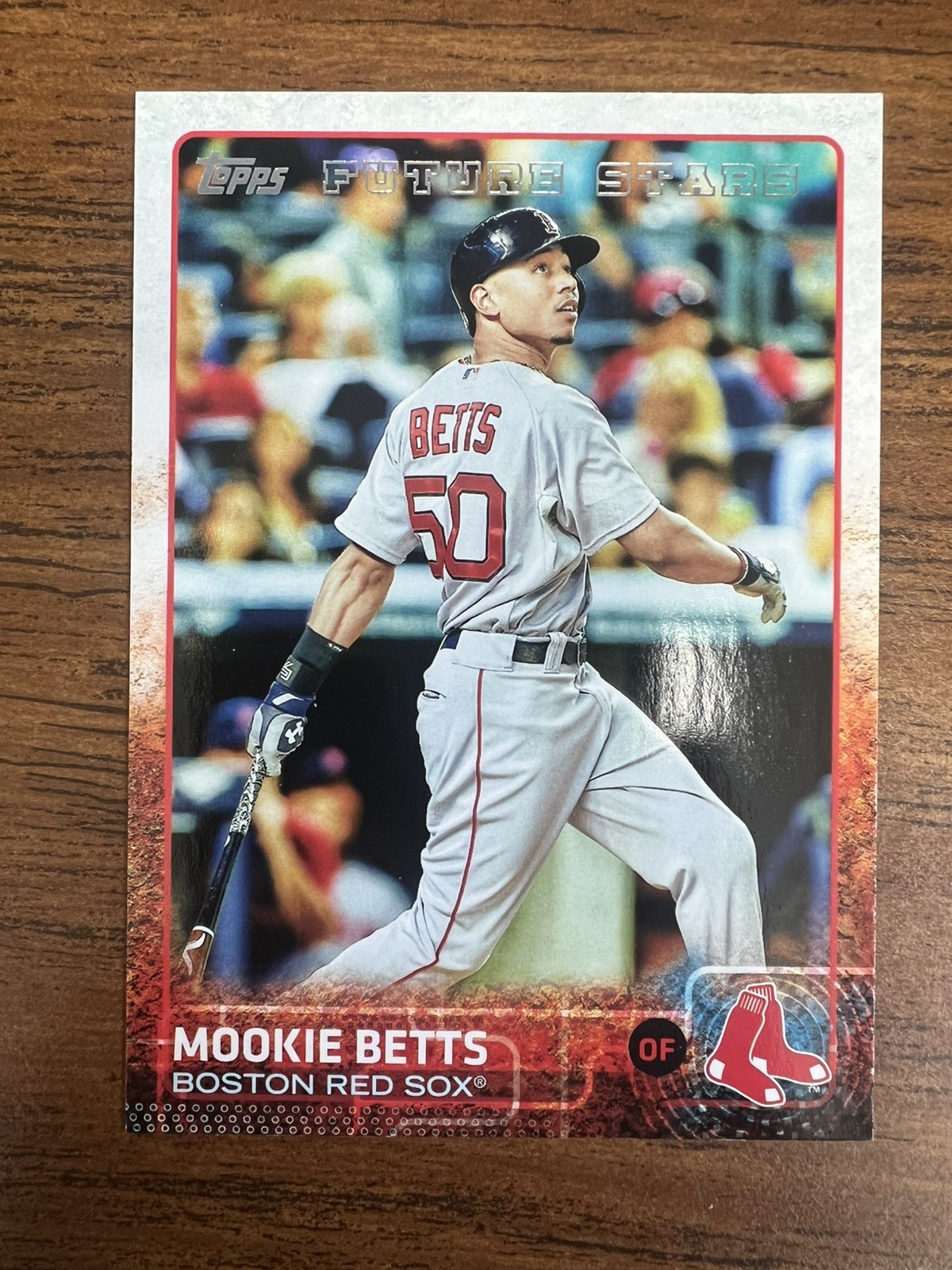 MOOKIE BETTS 2015 Topps Future Stars #389 Boston Red Sox Dodgers