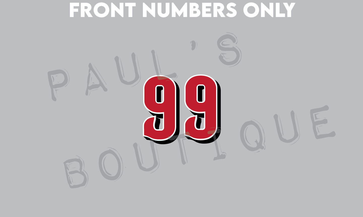 Cincinnati Reds FRONT NUMBER ONLY Home/Road 2023 Jersey – NO STITCHING NEEDED