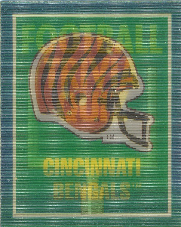 1989 SCORE Cincinnati BENGALS TRIVIA-INSERT