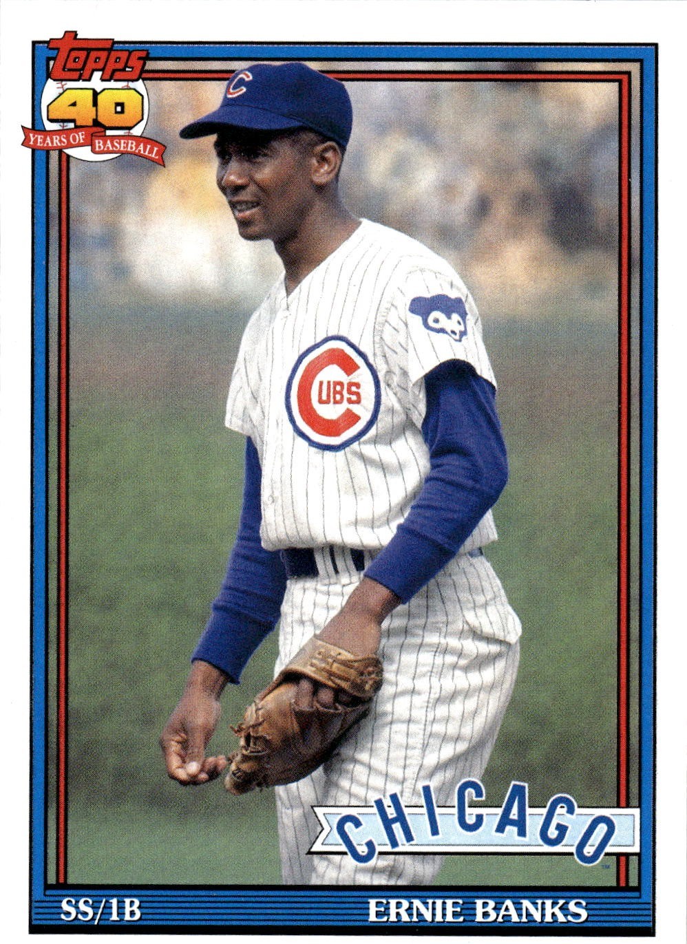 2021 Topps Archives – 1991 Topps Ernie Banks #199