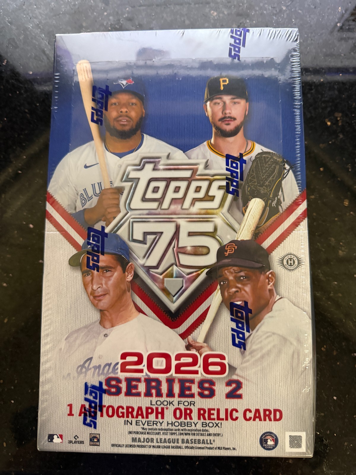 2026 TOPPS SERIES 2 BASEBALL HOBBY BOX (1 AUTO/RELIC) MLB Brand New Sealed QTY