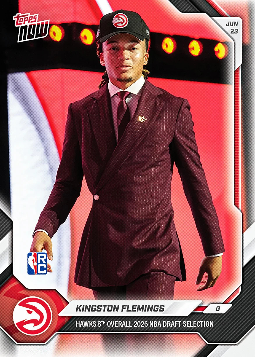 24-Card Bundle Draft Selection RC Dybantsa 2025-26 NBA Topps NOW Presale