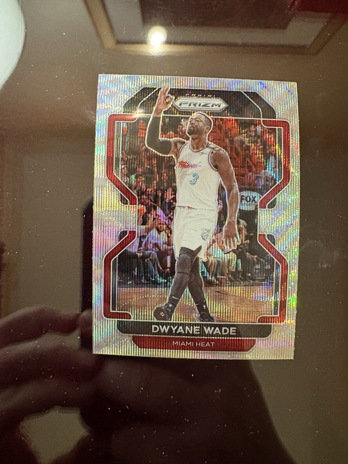 2021-22 Panini Prizm DWAYNE WADE #269 SILVER WAVE PRIZM HEAT