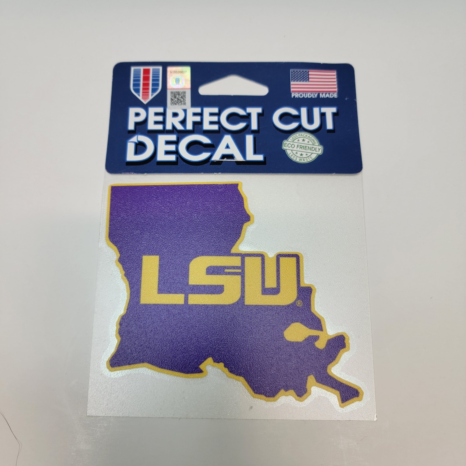 LSU Tigers 4 Inch NCAA Perfect-Cut Decal Sticker Wincraft Made In USA