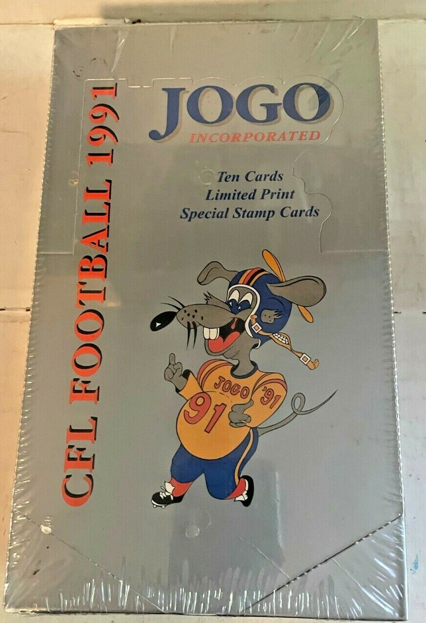 1991 Jogo CFL Football Factory Sealed Wax Box 36 Packs