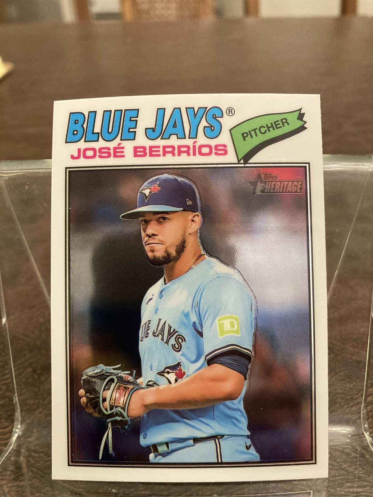 2026 Topps Heritage Chrome José Berríos #56 Blue Jays