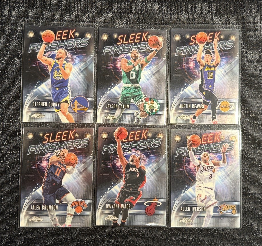 2025-26 Topps Chrome Sleek Finishers Complete Your Set You Pick Basketball Card