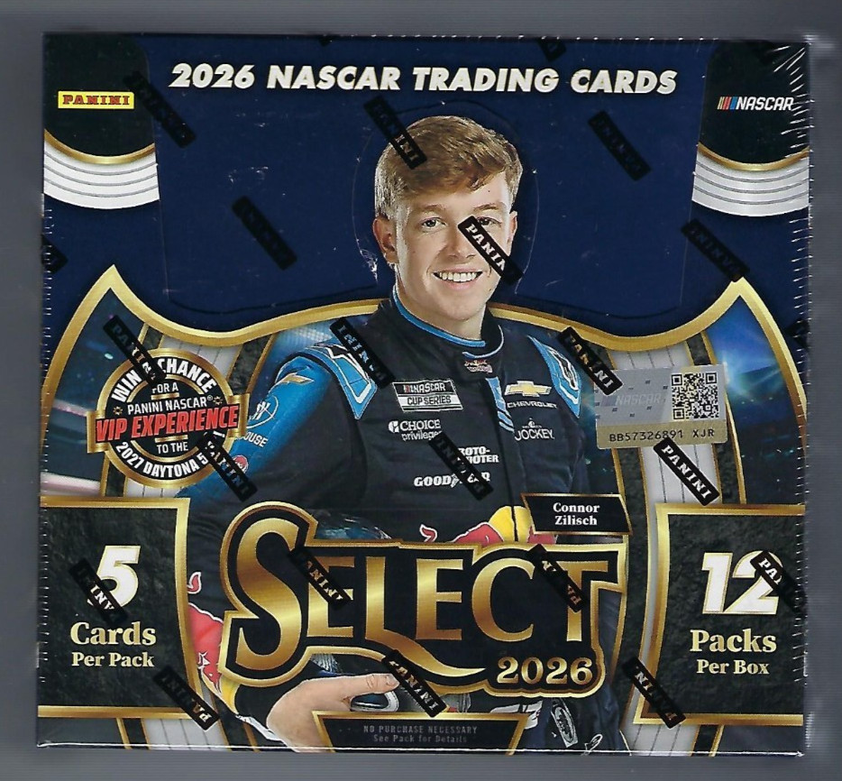 2026 Panini Select Racing Factory Sealed Hobby Box