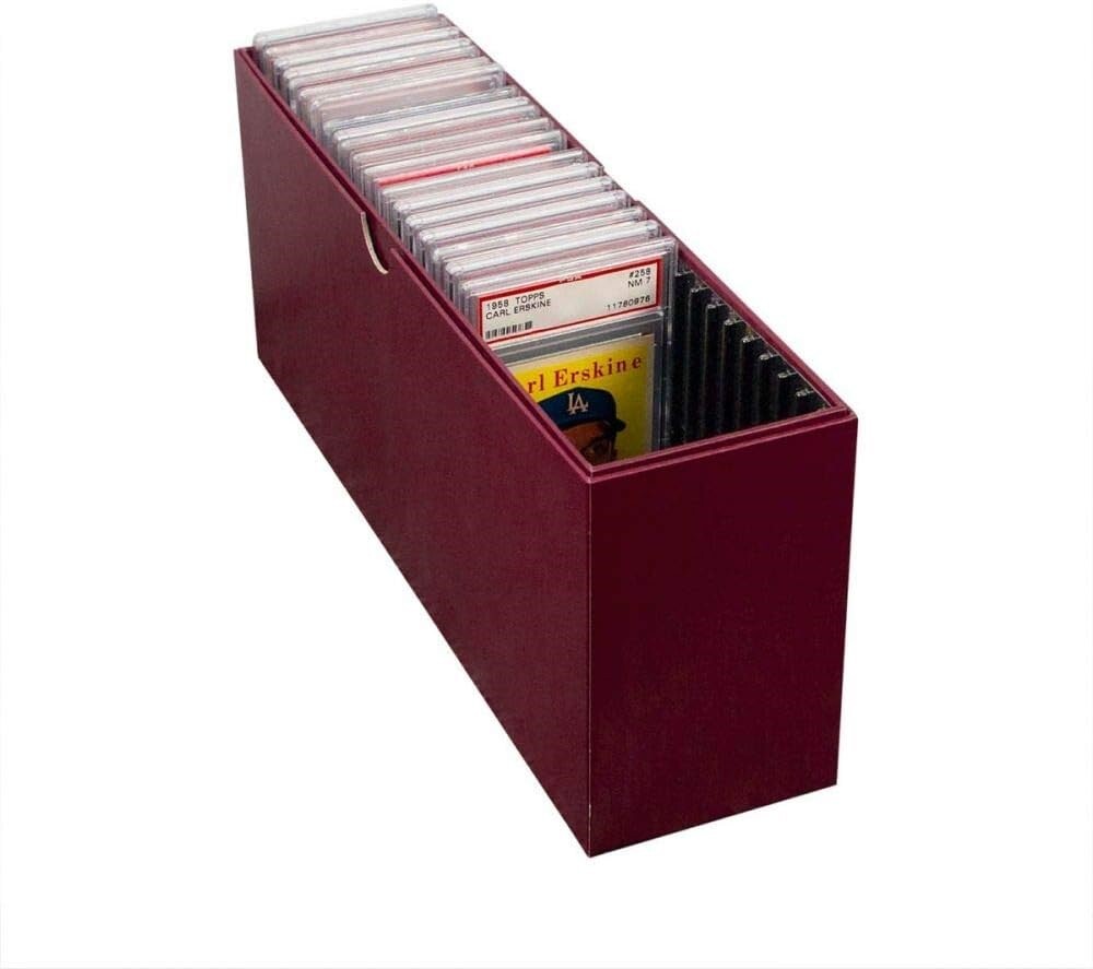 BCW Slotted Graded Card Box For PSA Certified Slabs Storage Case MTG Pokemon ++