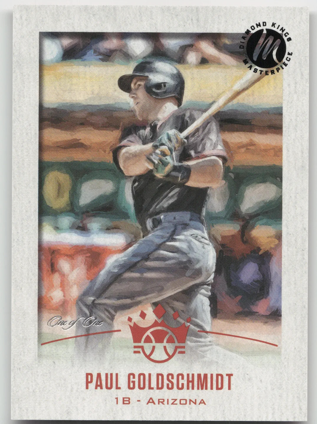 2019 Panini Diamond Kings Paul Goldschmidt #DK02-PG Masterpiece 1/1
