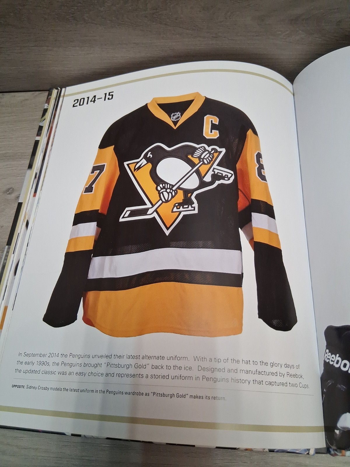 Skybox Press Pittsburgh Penguins Jerseys Then & Now Hardcover Book +letter