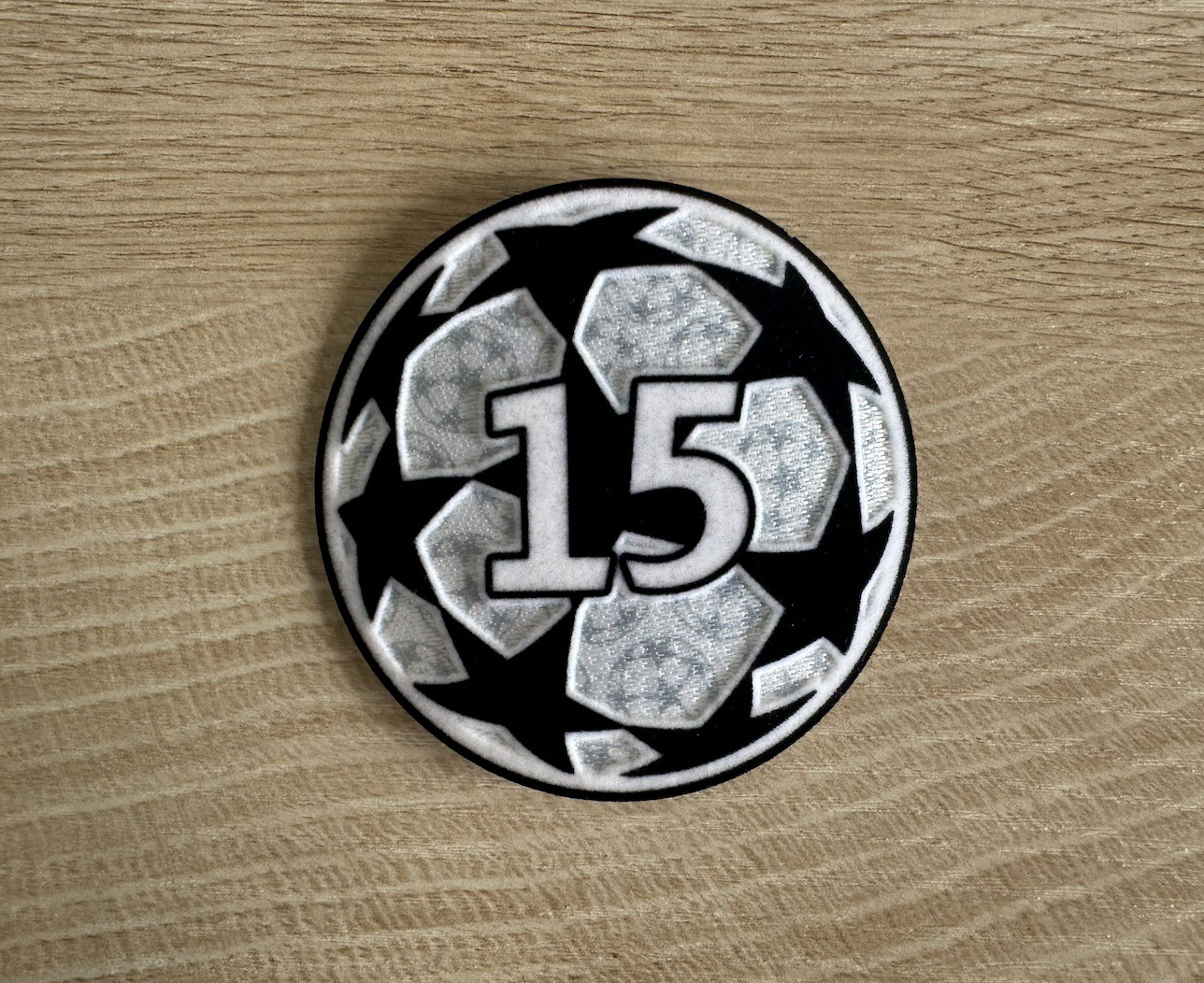 UEFA Champions League Starball + Foundation Patch Badge Set UCL