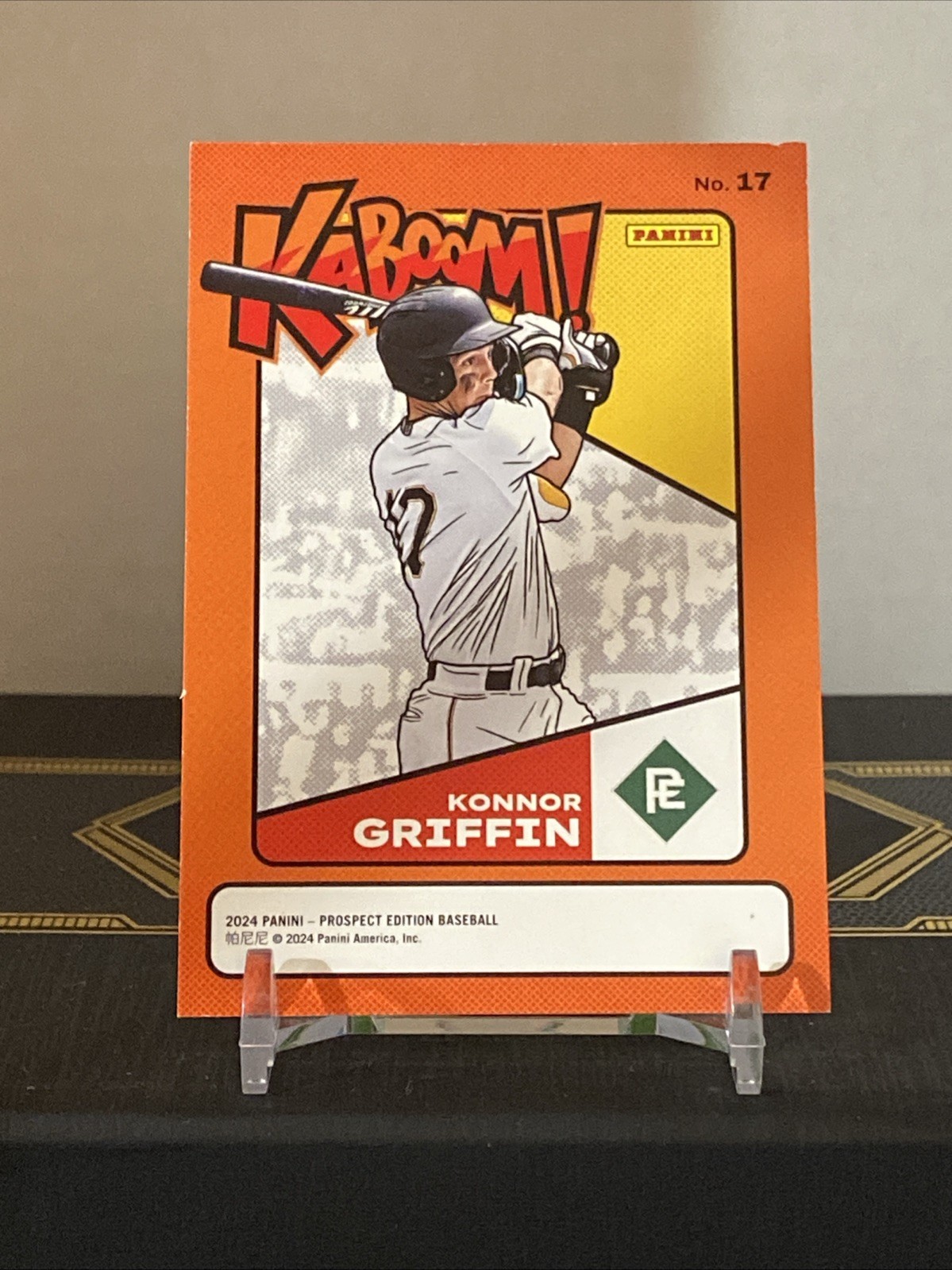 🔥2024 Panini Prospect Edition Kaboom! Konnor Griffin #17 (RC) SP🔥