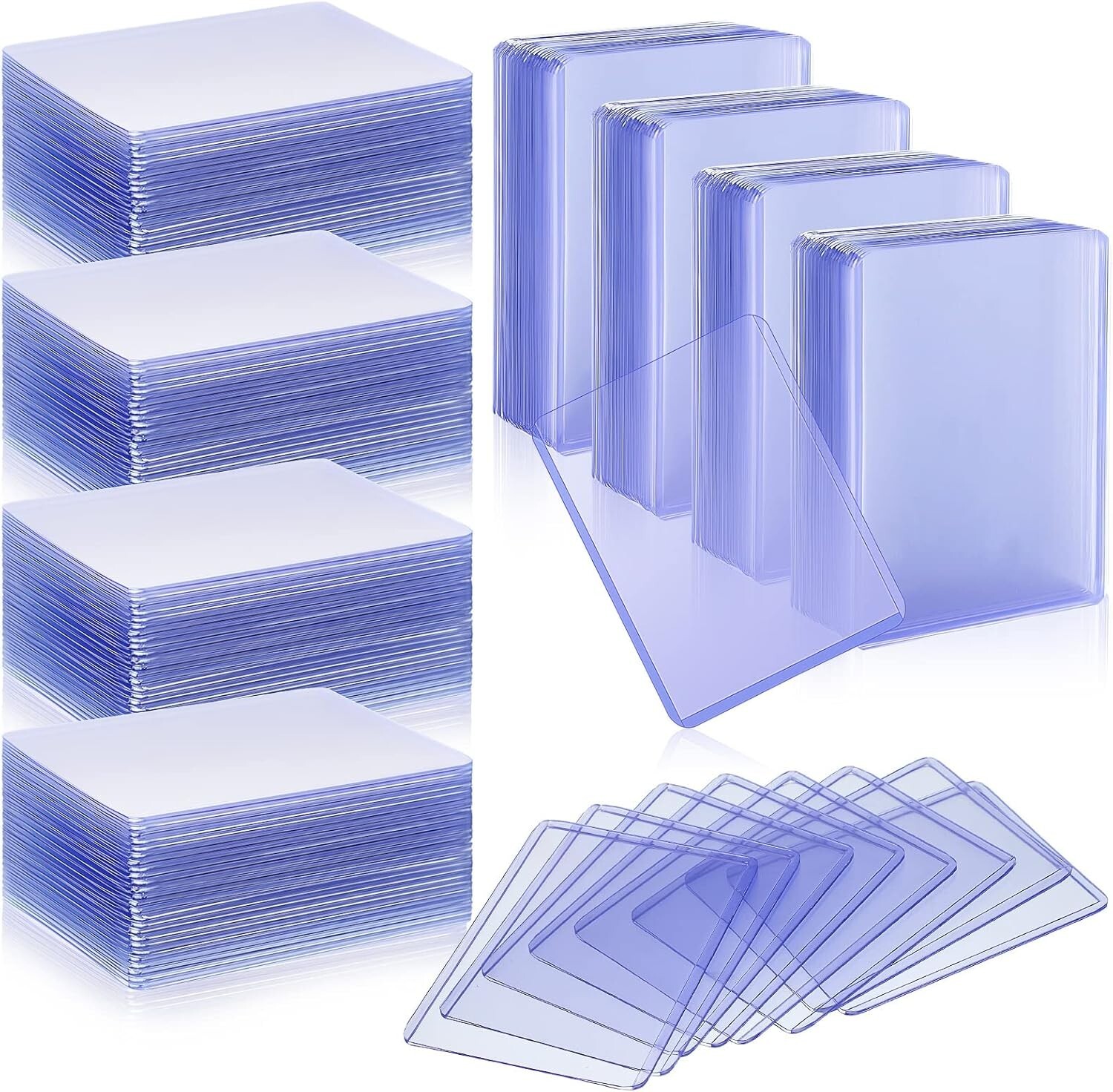 550 Clear Plastic Card Sleeves – 3 x 4 Inches, Protective Holders for Baseball