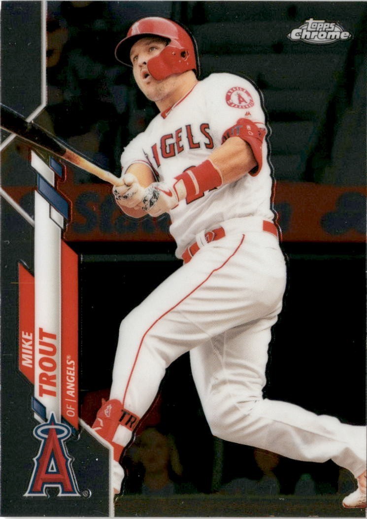 2020 Topps Chrome Mike Trout #1 Angels Base Card
