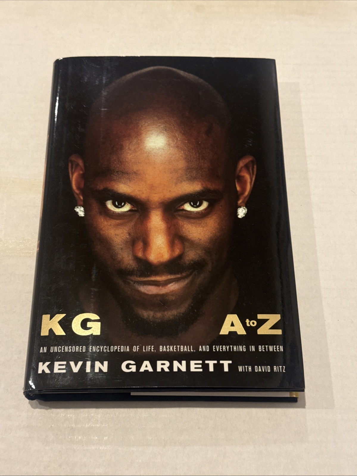 Kevin Garnett Signed autographed KG A-Z Hardcover Book Timberwolves Celtics HOF
