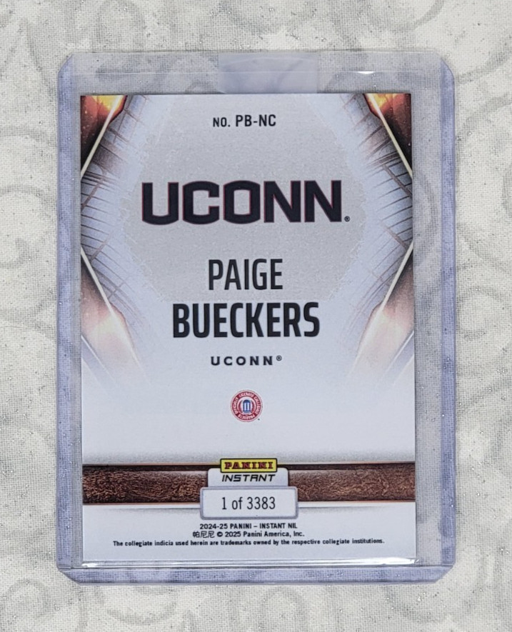 2024-25 Panini Instant NIL NCAA #PB-NC Paige Bueckers UConn Huskies